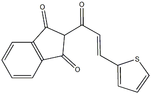 2-[(E)-3-(2-thienyl)-2-propenoyl]-1H-indene-1,3(2H)-dione CAS#: 904085-81-0