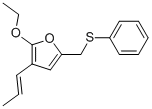 2-ETHOXY-5-PHENYLSULFANYLMETHYL-3-((E)-PROPENYL)-FURAN CAS#: 941270-51-5