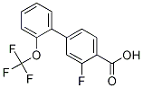 2-Fluoro-4-[2-(trifluoromethoxy)phenyl]benzoic acid CAS#: 926234-72-2
