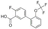 2-Fluoro-5-[2-(trifluoromethoxy)phenyl]benzoic acid CAS#: 926255-81-4