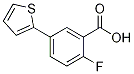 2-Fluoro-5-(thiophen-2-yl)benzoic acid CAS#: 926205-45-0
