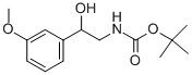 [2-HYDROXY-2-(3-METHOXYPHENYL)ETHYL]-CARBAMIC ACID 1,1-DIMETHYLETHYL ESTER CAS#: 913642-59-8