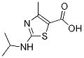 2-(Isopropylamino)-4-methyl-1,3-thiazole-5-carboxylic acid CAS#: 927983-02-6