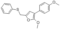 2-METHOXY-3-(4-METHOXY-CYCLOHEXA-2,3,5-TRIENYL)-5-PHENYLSULFANYLMETHYL-FURAN CAS#: 941270-42-4