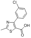 2-METHYL-4-(3-CHLORO)PHENYL THIAZOLE-5-CARBOXYLIC ACID CAS#: 905808-17-5