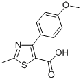 2-METHYL-4-(4-METHOXY)PHENYL THIAZOLE-5-CARBOXYLIC ACID CAS#: 914220-65-8