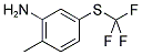 2-METHYL-5-TRIFLUOROMETHYLSULFANYL-PHENYLAMINE CAS#: 933673-21-3