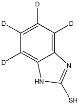 2-Mercaptobenzimidazole-d4 CAS#: 931581-17-8
