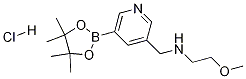 2-Methoxy-N-((5-(4,4,5,5-tetraMethyl-1,3,2-dioxaborolan-2-yl)pyridin-3-yl)Methyl)ethanaMine hydrochloride CAS#: 919347-14-1