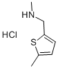 2-Methyl-5-[(methylamino)methyl]thiophene hydrochloride CAS#: 912569-78-9