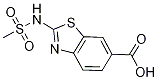 2-[(Methylsulfonyl)amino]-1,3-benzothiazole-6-carboxylic acid CAS#: 929970-09-2
