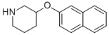 2-NAPHTHYL 3-PIPERIDINYL ETHER CAS#: 946726-09-6