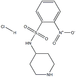 2-Nitro-N-piperidin-4-yl-benzenesulfonamide hydrochloride CAS#: 914077-32-0