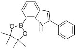 2-PHENYL-7-(4,4,5,5-TETRAMETHYL-1,3,2-DIOXABOROLAN-2-YL)-1H-INDOLE CAS#: 919119-71-4