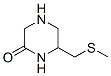 2-Piperazinone,  6-[(methylthio)methyl]- CAS#: 907973-22-2