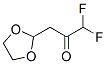 2-Propanone, 3-(1,3-dioxolan-2-yl)-1,1-difluoro- CAS#: 946078-98-4