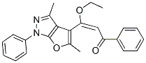 2-Propen-1-one,  3-(3,5-dimethyl-1-phenyl-1H-furo[2,3-c]pyrazol-4-yl)-3-ethoxy-1-phenyl- CAS#: 928850-57-1