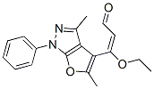2-Propenal,  3-(3,5-dimethyl-1-phenyl-1H-furo[2,3-c]pyrazol-4-yl)-3-ethoxy- CAS#: 928850-55-9