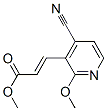 2-Propenoic acid, 3-(4-cyano-2-methoxy-3-pyridinyl)-, methyl ester, (2E)- CAS#: 908279-58-3