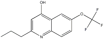 2-Propyl-6-trifluoromethoxyquinolin-4-ol CAS#: 927800-83-7