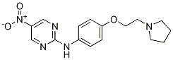 2-PyriMidinaMine, 5-nitro-N-[4-[2-(1-pyrrolidinyl)ethoxy]phenyl]- CAS#: 910904-64-2