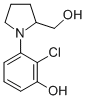 2-Pyrrolidinemethanol, 1-(2-chloro-3-hydroxyphenyl)- CAS#: 925233-22-3