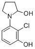 2-Pyrrolidinol, 1-(2-chloro-3-hydroxyphenyl)- CAS#: 925233-21-2