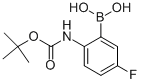 (2-[(TERT-BUTOXYCARBONYL)AMINO]-5-FLUOROPHENYL)BORONIC ACID CAS#: 925207-17-6