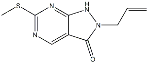 2-allyl-6-(Methylthio)-1H-pyrazolo[3,4-d]pyriMidin-3(2H)-one CAS#: 955368-90-8