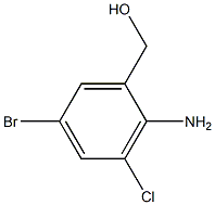 (2-amino-5-bromo-3-chlorophenyl)methanol CAS#: 953039-29-7