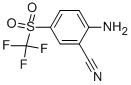 2-amino-5-(trifluoromethylsulfonyl)benzonitrile CAS#: 914776-00-4