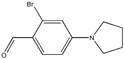 2-broMo-4-(pyrrolidin-1-yl)benzaldehyde CAS#: 946705-58-4