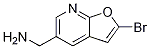 (2-bromofuro[2,3-b]pyridin-5-yl)methylamine CAS#: 944709-59-5