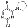 2-chloro-5-fluoro-4-(1-pyrrolidinyl)pyrimidine(SALTDATA: FREE) CAS#: 923119-59-9
