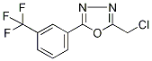 2-(chloromethyl)-5-[3-(trifluoromethyl)phenyl]-1,3,4-oxadiazole CAS#: 944897-58-9