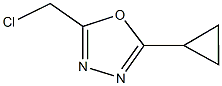 2-(chloromethyl)-5-cyclopropyl-1,3,4-oxadiazole CAS#: 915924-77-5