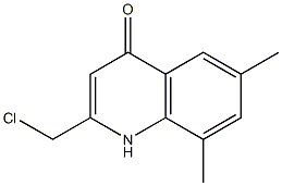 2-(chloromethyl)-6,8-dimethyl-4(1H)-quinolinone(SALTDATA: FREE) CAS#: 946692-39-3
