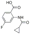 2-cyclopropaneaMido-4-fluorobenzoic acid CAS#: 953753-01-0
