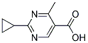 2-cyclopropyl-4-methylpyrimidine-5-carboxylic acid CAS#: 954233-05-7