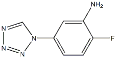 2-fluoro-5-(1H-tetrazol-1-yl)aniline(SALTDATA: FREE) CAS#: 924871-22-7