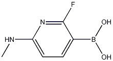 2-fluoro-6-(methylamino)pyridin-3-ylboronic acid CAS#: 909187-40-2