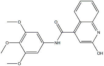 2-hydroxy-N-(3,4,5-trimethoxyphenyl)quinoline-4-carboxamide CAS#: 923908-50-3