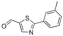 2-m-tolylthiazole-5-carbaldehyde CAS#: 921061-16-7