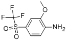 2-methoxy-4-(trifluoromethylsulfonyl)benzenamine CAS#: 914776-02-6