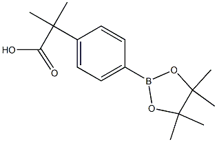 2-methyl-2-(4-(4,4,5,5-tetramethyl-1,3,2-dioxaborolan-2-yl)phenyl)propanoic acid CAS#: 909187-36-6