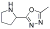 2-methyl-5-pyrrolidin-2-yl-1,3,4-oxadiazole CAS#: 954228-45-6