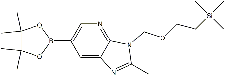 2-methyl-6-(4,4,5,5-tetramethyl-1,3,2-dioxaborolan-2-yl)-3-((2-(trimethylsilyl)ethoxy)methyl)-3H-imidazo[4,5-b]pyridine CAS#: 956034-65-4