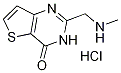 2-[(methylamino)methyl]thieno[3,2-d]pyrimidin-4(3H)-one(SALTDATA: HCl) CAS#: 923216-51-7