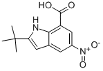 2-tert-butyl-5-nitro-1H-indole-7-carboxylic acid CAS#: 952664-99-2