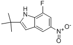 2-tert-butyl-7-fluoro-5-nitro-1H-indole CAS#: 952664-94-7